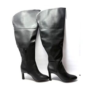 Madden Girl Women's Decode Over-The-Knee Dress Boots Black Size 8.5 NWT/BOX
